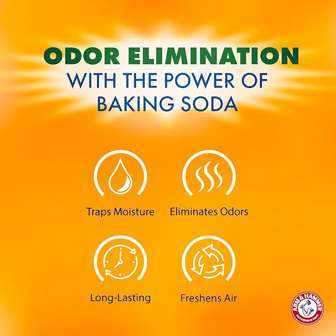 Arm & Hammer Essentials Hanging Moisture Absorber and Odor Eliminator, 17.5 oz., 3 Pack, Fragrance Free, Moisture Absorbers for Closets, Laundry Rooms and Bedrooms, Long-Lasting Freshness - Image 4