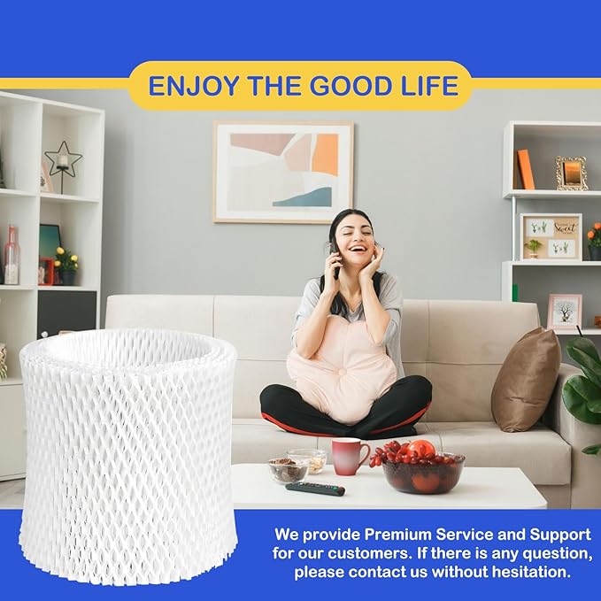 Humidifier Wicking Replacement Filter Compatible with Canopy Bedside and Nursery Humidifier, Wood Pulp & Paper Filter, 6 Pack - Image 6
