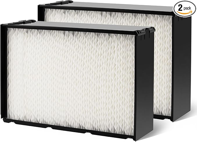 2 Pack 1045 Super Wick Humidifier Filter Replacement Compatible with 1045 Air-care Essick Humidifier Model H12300/H12300HB/H12400/H12400HB/H12600/H12600/H12001/H12AEUO/H12AUKP by FODACEL