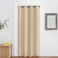 NICETOWN Doorway Curtain & Drape 78 inches Long - Grommet Thermal Insulated Privacy Blackout Window Treatment Soundproof for Bedroom/Living Room (Biscotti Beige, 1 Panel, W52 x L78) by NICETOWN