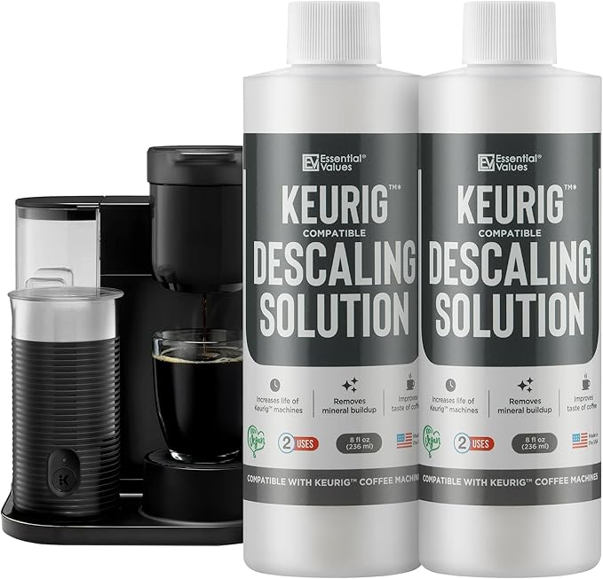 Essential Values Compatible with Keurig Descaling Solution - Specially Formulated for Keurig Descaler - Espresso Machine, Coffee Pot Cleaner - 12 Month Supply 2-Pack - Image 2
