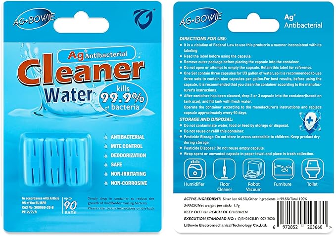 Humidifier Cleaner, 3 Pack Humidifier Cleaning Fish for Universal Humidifiers Tanks 90 Days, Purifies Water & Prevent Hard Water Build-Up, Reduce White Dust and Odors - Image 8