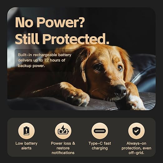 Cellular Temperature Monitor for RV Pet Safety – 4G Remote Temperature, Humidity & Power Outage Monitor for Vacation Home & Server Room | App Controlled | No WiFi | 2 Year Subscription Included - Image 9