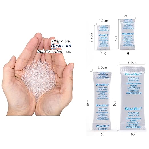 Silica Gel Packets, 0.5 Gram 1400 Silica Packets, Food Grade Dessicant, Dessicant Packs, Silica Gel for Food, Moisture Packets for Food Storage - Image 4