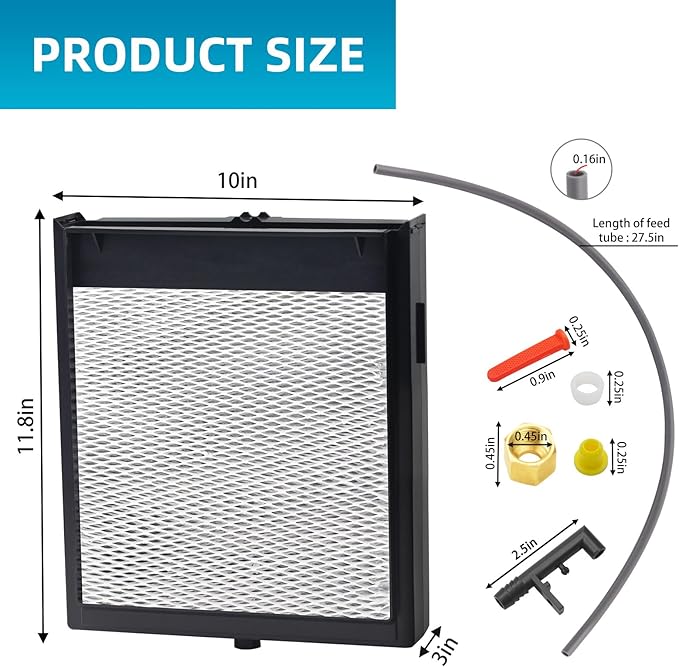 4793 Humidifier Maintenance Kit, No. 10 Water Panel Humidifier Replacement Filter, Fits for Aprilaire Whole Home Humidifier Models: 550, 558 - Image 2