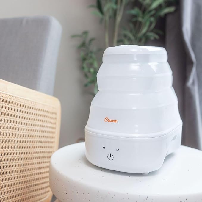 1 Gal. Warm Mist Collapsible Humidifier, White, Top Fill, for Medium Rooms Up to 500 sq. ft. - Image 8