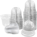 50 Pack Clear Plant Pot Domes, Transparent Seedling Domes Compatible with 4 Inch Seed Starter Pots for Indoor Outdoor Gardening(50Pcs, Clear) by RooTrimmer