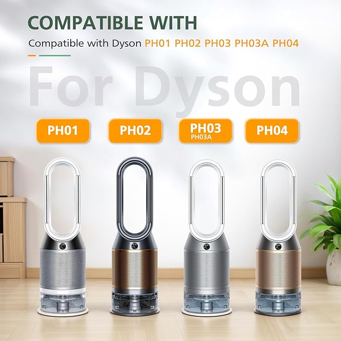 2 Pack PH04 Carbon Fiber Evaporator Filter Replacement Compatible with Dyson PH01 PH02 PH03 PH04 PH3A Air Puri-fier Humidifier Replacement Parts - Image 2
