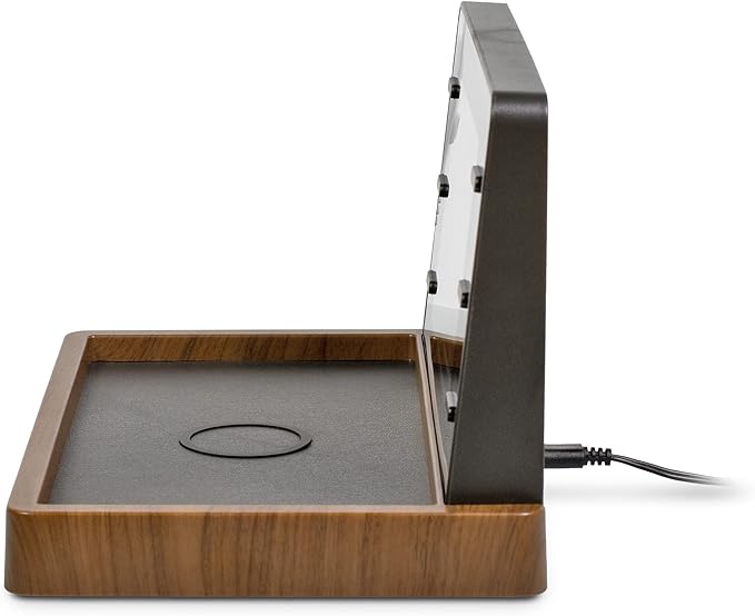 AcuRite Weather Valet with Qi-Certified Wireless Charging Pad, Auto-Dimming LCD Screen, Alarm Clock, Hyperlocal Forecast, Outdoor Temperature and Humidity Measurements, Indoor Temperature Reading - Image 3