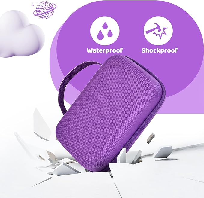Case Compatible with 3Doodler Start+ Essentials for 3D Pen Set for Kids, Carrying Holder Fit for Printing Pens, Storage Organizer for Printing Filament Refill, Micro-USB Charger (3D-04A-Purple) - Image 4