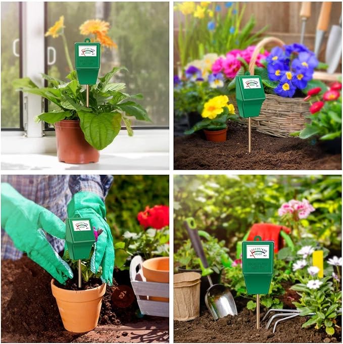 Soil Moisture Meter,2 Pack Plant Hygrometer Moisture Sensor Plant Water Monitor for Potted Plants,Garden,Farm, Lawn(No Battery Needed) - Image 4