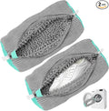 Shoe Washing Machine Bag, Shoe Cleaning Bag, Reusable Laundry Shoes Bag for Washer & Dryer Cleans & Protects All Shoes Types 2PCS (Grey) by Unknown