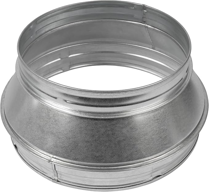 Vent Systems 10" Inch to 8" Inch Duct Reducer – Galvanized Steel HVAC Pipe Adapter Connector for Ventilation Exhaust and Grow Tents – Durable Metal Transition Fitting for Heating and Cooling - Image 9