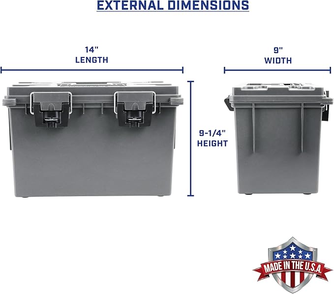 Sheffield 12766 XL Storage Bins With Lids, 4-Pack Stackable Storage Bins, Made in USA, Lockable and Water-Resistant Containers with Lids, Plastic Containers for Home, Classroom, and Dorm - Image 4