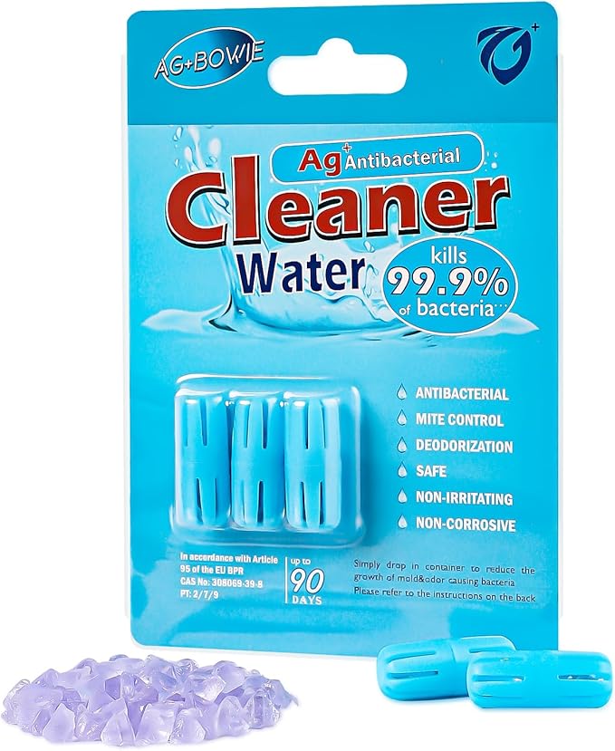 Humidifier Cleaner, 3 Pack Humidifier Cleaning Fish for Universal Humidifiers Tanks 90 Days, Purifies Water & Prevent Hard Water Build-Up, Reduce White Dust and Odors by AGBOWIESILVERANTIBACTERIAL