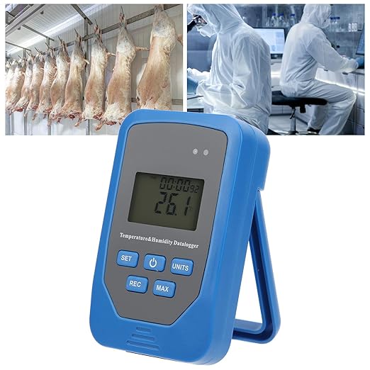 TL505 Temperature Humidity Data Recorder Multifunctional Digital Thermohygrometer Portable with Backlight for Industrial Environmental Monitoring ABS Material 55x90x35mm - Image 6