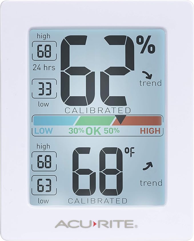 AcuRite Pro Humidity Meter & Thermometer with Touch Activated Backlight by AcuRite