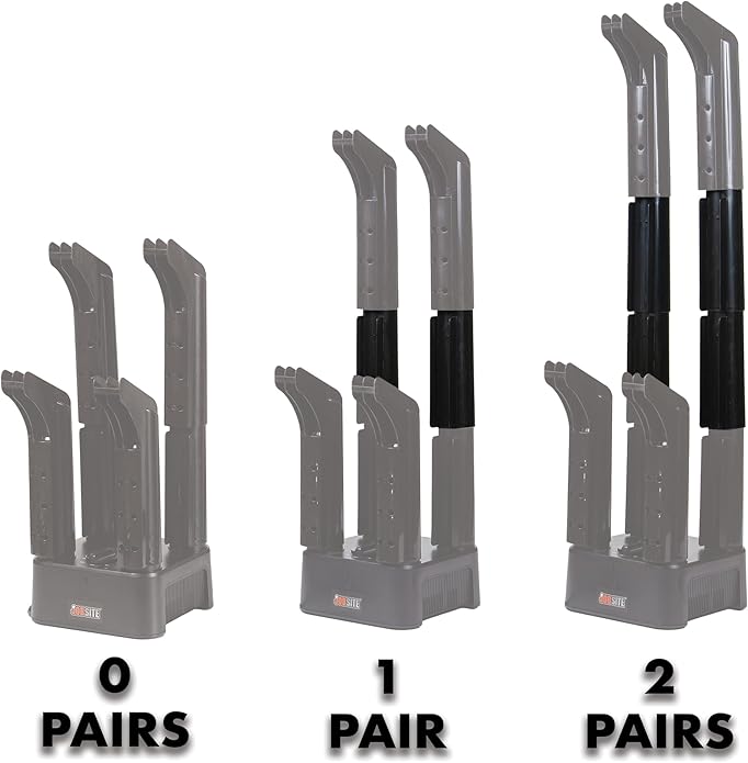 JobSite Boot Dryer Extension Attachment Tubes - For Tall Boots & Waders - Image 2