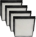 HQRP 4-Pack 1040 Wick Humidifier Filters Compatible with Essick Air AIRCARE 3D6-100, 5D6-700, 7D6-100, B23-710, B23-810, D46-720, CM330ABLK, CM330AWHT, MA0300, MA0500, E27000, E35000 Humidifiers by HQRP