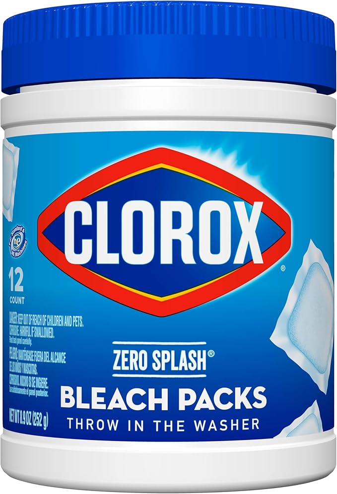 Clorox Control Bleach Packs Regular Laundry Packs, 12 Count by Clorox