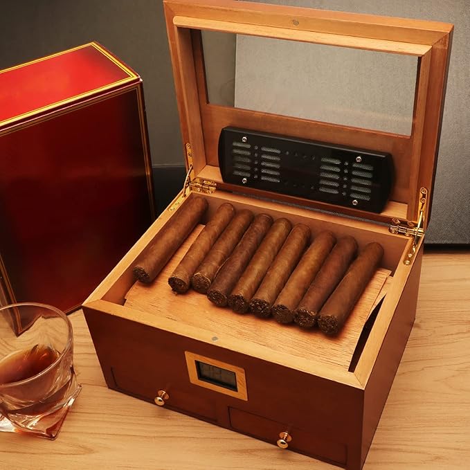 TISFA Cigar Humidifier, Cigar humidor humidifiers, Black Cuboid Humidor Humidifier (M) - Image 6