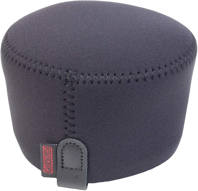 OP/Tech USA Hood Hat – Universal Lens Cap for DSLR & Digital Cameras | Neoprene Camera Lens Hood, Soft Cap for Camera Lens & Protection - X-Large (Black) - Made in USA by OPTECHusa