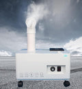 Industrial Humidifier 5000ml/h Mist Output for Large Spaces - Commercial Use in Factory, Workshop - Automatic Water Filling, Stainless Steel Shell, 110V by YMJOINMX