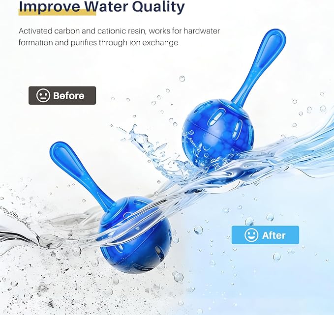 12 Pack Humidifier Cleaner, Humidifier Tank Cleaner Balls compatible with All humidifiers and Fish Tanks, Purifies Water, Prevents Hard Water Build-Up, Reduces Scale to improve Humidification - Image 5