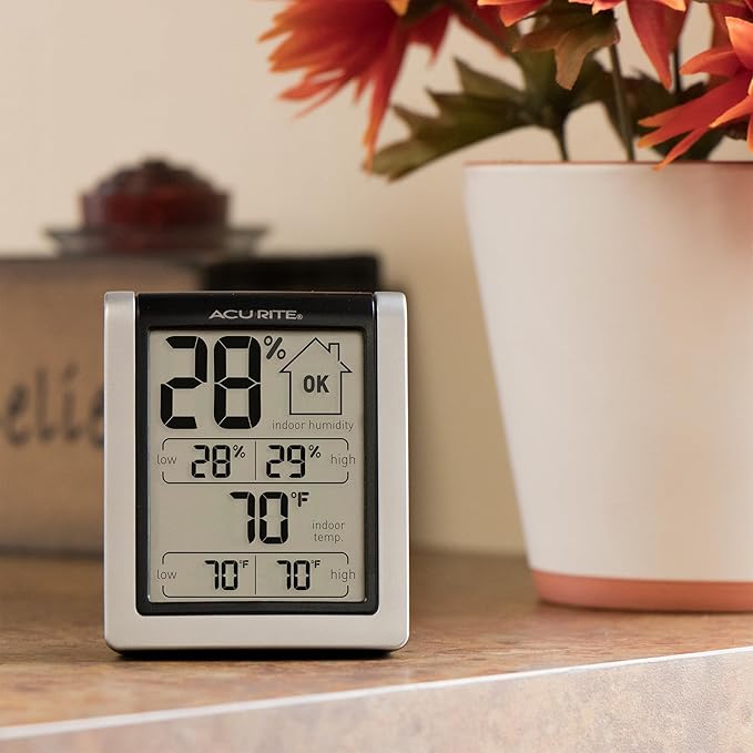 AcuRite Wireless Digital Indoor Thermometer and Hygrometer Monitor for Indoor Temperature and Humidity Measurements (00613) - Image 4
