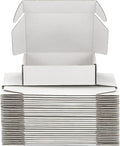 Small Shipping Boxes 10x10x3 Inch (25 Pack) - Sturdy White Corrugated Cardboard Boxes for Small Business, Ecommerce, Mailing & Packaging | Recyclable Gift & Storage Boxes by DUZCLI