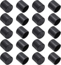 20Pcs Round Rubber Furniture Leg Caps 1-1/4"/32mm Vinyl Flexible Chair Leg Floor Protectors/Covers Plastic End Caps for Patio/Indoor Furniture Leg Caps Railing (Black) by Bonsicoky