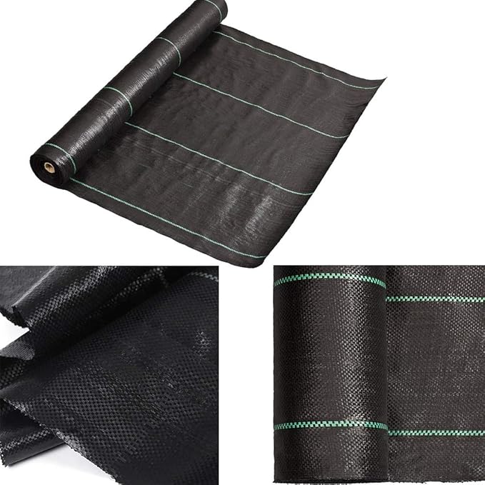 Petgrow Heavy Duty Weed Barrier Landscape Fabric for Outdoor Gardens, Non Woven Weed Blockr Fabric - Garden Landscaping Fabric Roll - Weed Control Fabric in Rolls(4FTx100FT) - Image 2