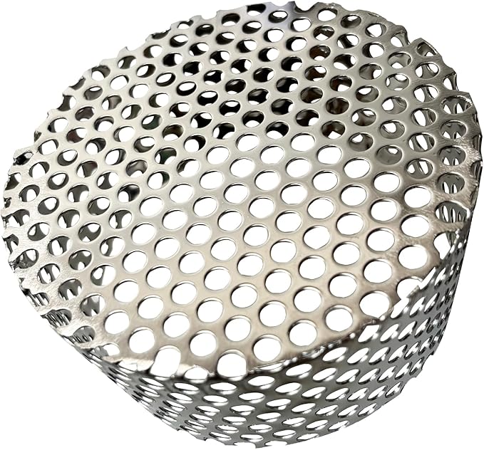 PVC Termination Cap Vent Cover, Stainless Steel Mesh Screen Vent Cover Slot for 3.55" to 4.13" ID Furnace and Roof Vent Pipe, Conical Vent Cap Rust preventing Leaves Debris, Birds Entering by LOVEERCT