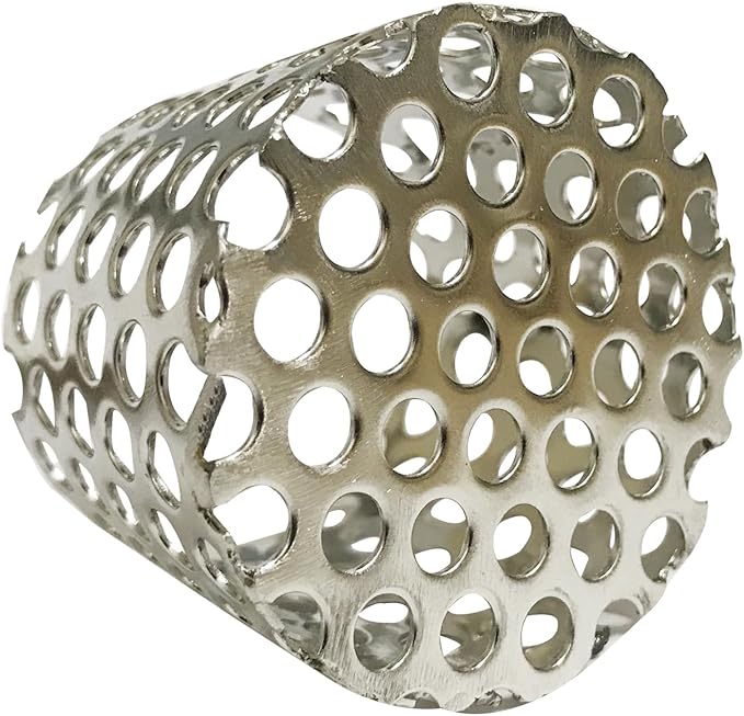 PVC Termination Cap Stainless Steel Mesh Screen Vent Cover, for 1.64" to 1.98" Inner Diameter Furnace and Roof Vent Pipe, Conical Exhaust Pipe Cover End Porous Is More Conducive To Drainage by LOVEERCT