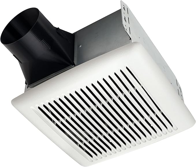 Broan-NuTone A110 Ventilation Fan with Roomside Installation, 110 CFM, 3.0 Sones,White by Broan-NuTone