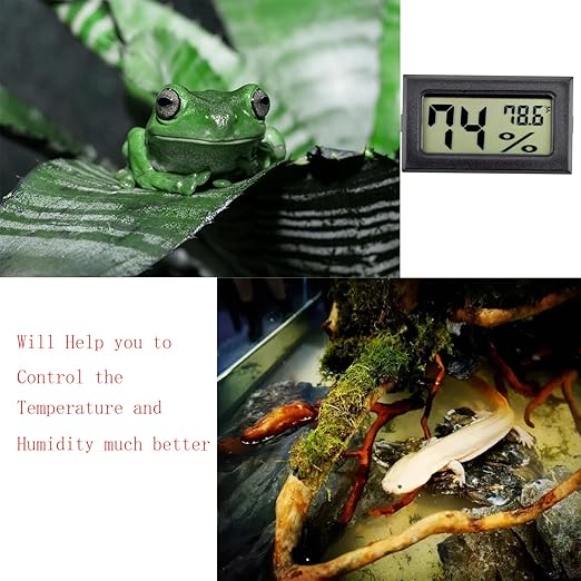 4pcs Indoor Hygrometer Thermometers, Humidity Meters Gauge Mini Digital Thermometer Hygrometer with Fahrenheit (℉) for Humidors, Refrigerator, Greenhouse, Garden, Cellar, Closet. - Image 4