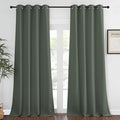 NICETOWN Bedroom Curtain Room Darkening Drapery 102 inches Length - Home Fashion Thermal Insulated Grommet Room Darkening Curtain for Living Room (Dark Mallard, 1 Panel, 52 x 102 inches) by NICETOWN