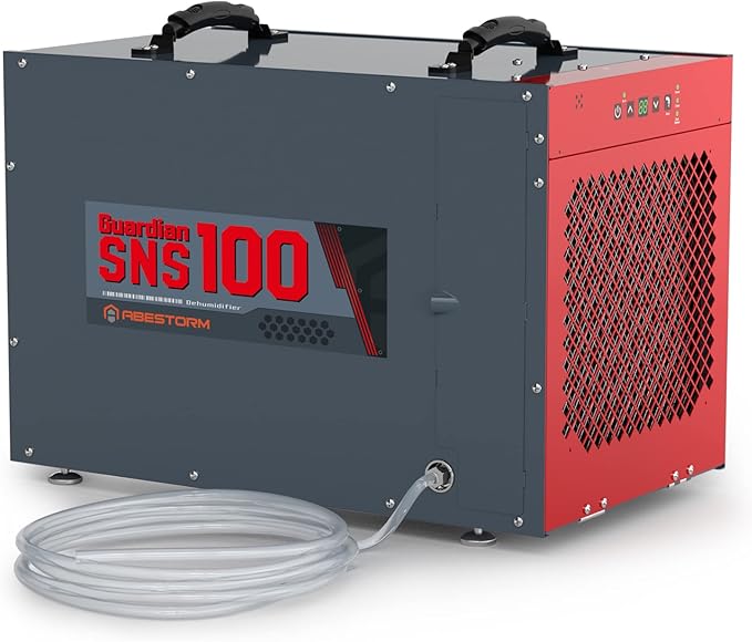 Abestorm 220 Pint Commercial Dehumidifier with Pump, Crawl Space Dehumidifier for Basement, Industry Water Damage Unit, Large Capacity, Auto Operation/Defrost, Memory Starting by AbestormSolutionsINC