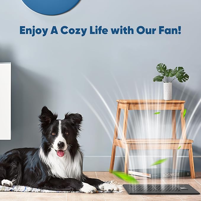 Register Booster Fan for 4" x 10" Register Holes with Remote Control and Thermostat, 10-Speeds Floor Vent Fans Booster - Enhances AC Heating&Cooling Airflow, Quiet Air Duct Fan for Wall, Black - Image 7