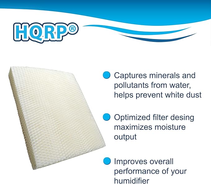 HQRP 2-Pack Humidifier Wick Filter Compatible with Honeywell HAC-500 fits Honeywell HCM-3000 / HCM-3003 Humidifiers - Image 4