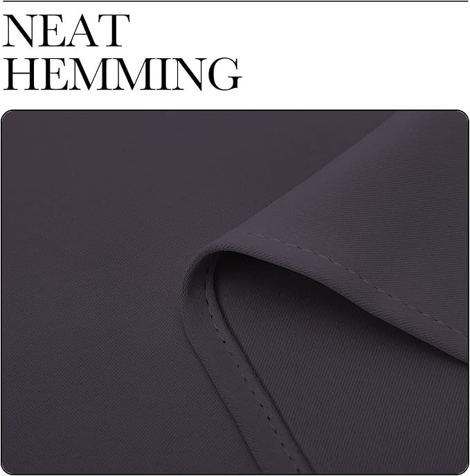 NICETOWN Blackout Curtains for Living Curtains, Greyish Purple, 2 Panels, 29 by 30, Room Darkening Window Curtain Panels, Easy-Care Solid Thermal Insulated Draperies/Drapes for Daughter Room - Image 6