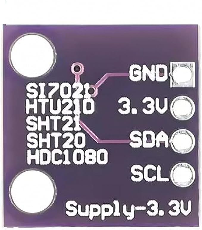 2pcs GY-213V-HDC1080 High-Precision Temperature Humidity Sensor Module Humidity Temperature Module - Image 3