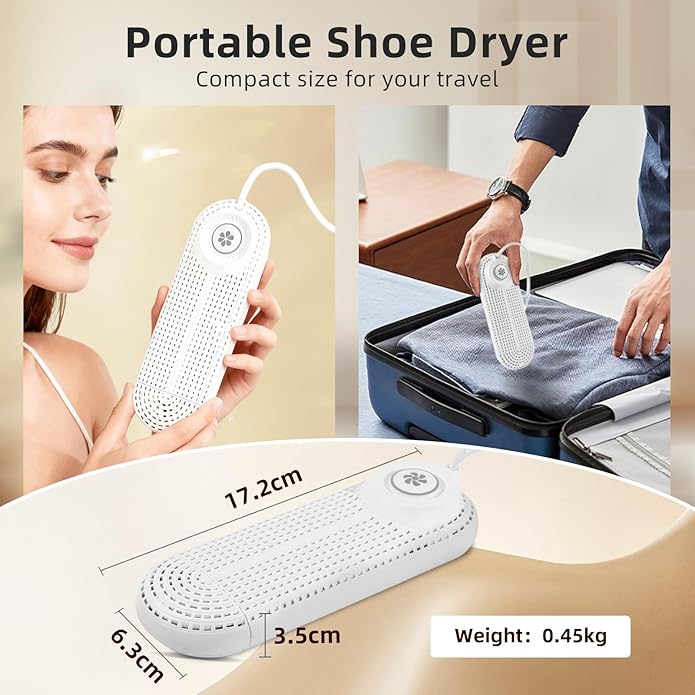 Electric Boot Dryer, Shoe Warmer with IC Controller, Footwear Travel Dryers Silent with 3/6/9 Hours Timer - Image 6