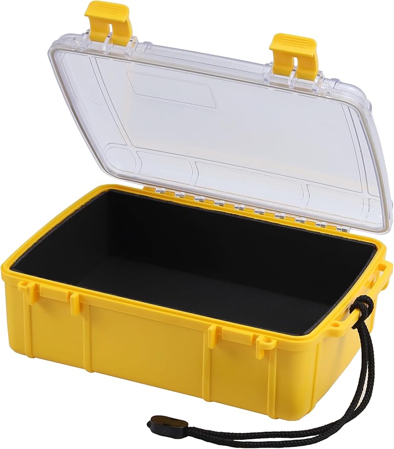 Hlotmeky Waterproof Dry Box Waterproof Container, Water Proof Box Water Tight Storage Container for Boat Kayak Large Dry Case by Hlotmeky