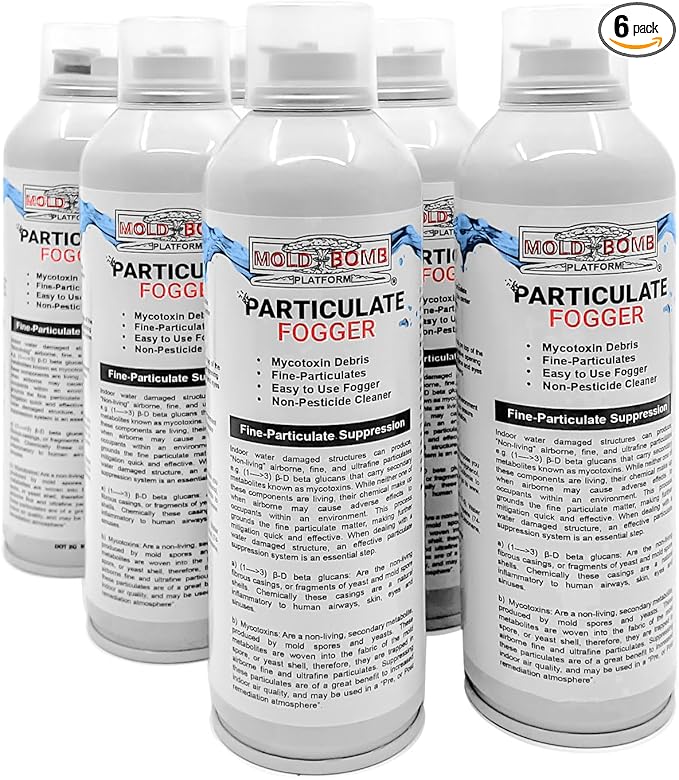BioCide - Particulates Deodorizer and Odor Reduction Fogger - 6-Pack - 6 oz cans by BioCideLaboratories