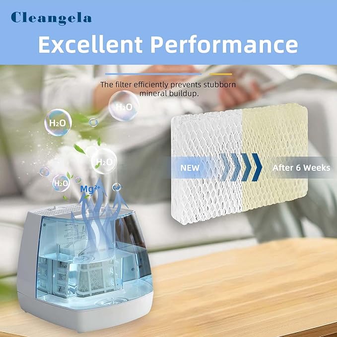 6 Pack WF813 EQWF813 Humidifier Filters Replacement Compatible with Equate EQ-2119-UL PCWF813 Relion RCM-832 RCM-832N ProCare PCCM-832N Cool Mist Humidifier Replacement Filter - Image 5