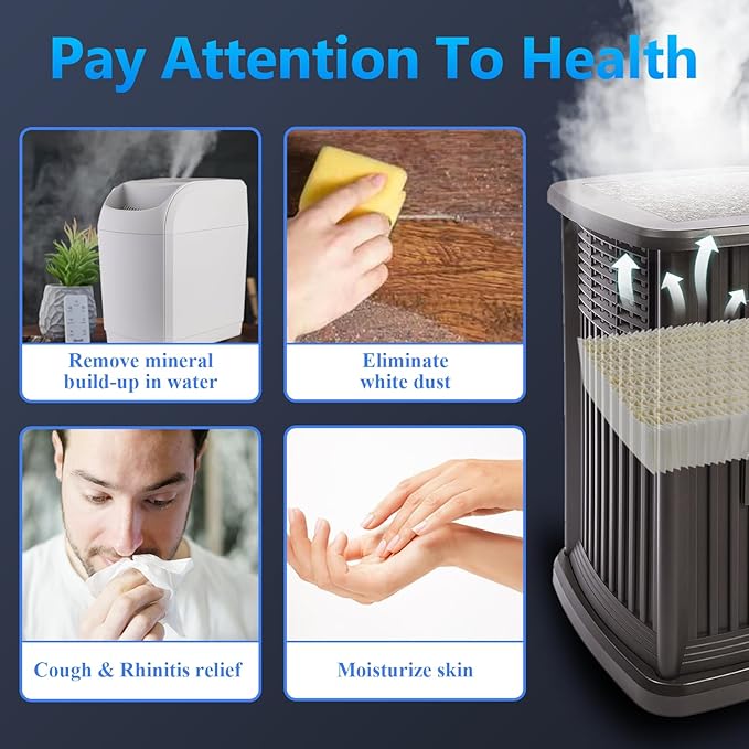 Funmit 1043 Super Humidifier Wick Filter (3 Pack) Replacement for Essick Air AIRCARE EP9500, EP9700, EP9800, EP9R500, EP9R800, 821000, 826000, 826800, 831000 Bemis Space Saver 800 8000 Humidifiers - Image 5