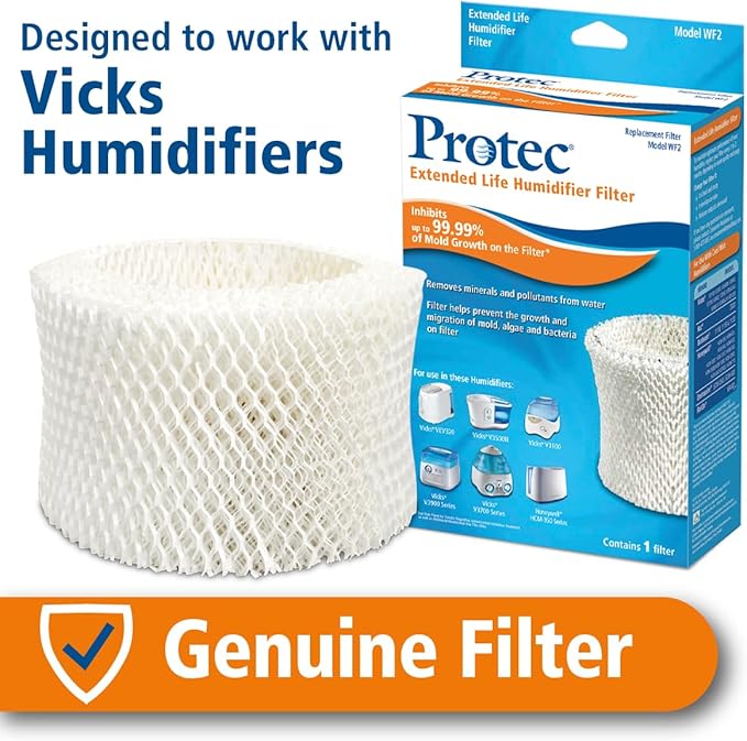 ProTec Humidifier Filter Replacement, Wicking, Pack of 3 – Replacement Filter Works with Vicks Cool Mist Humidifiers and Other Models - Image 4