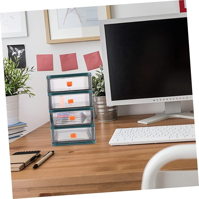 Cosmetic Storage Box Mini Organizer Desk Shelf Organizer Portable Jewelry Box Desktop Storage - Image 8