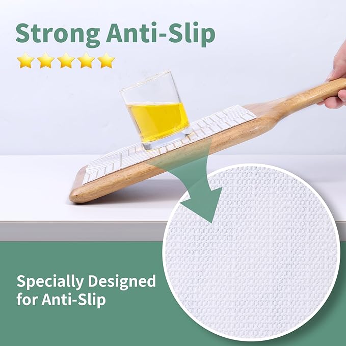 Shelf Liners for Kitchen Cabinets 12in x 30FT, Non Adhesive Cabinet Liner Strong Non-Slip Thickened Gold Geometric Drawer Liner, Easy to Clean for Shelf, Cabinet with Knife and Tape Measure - Image 3